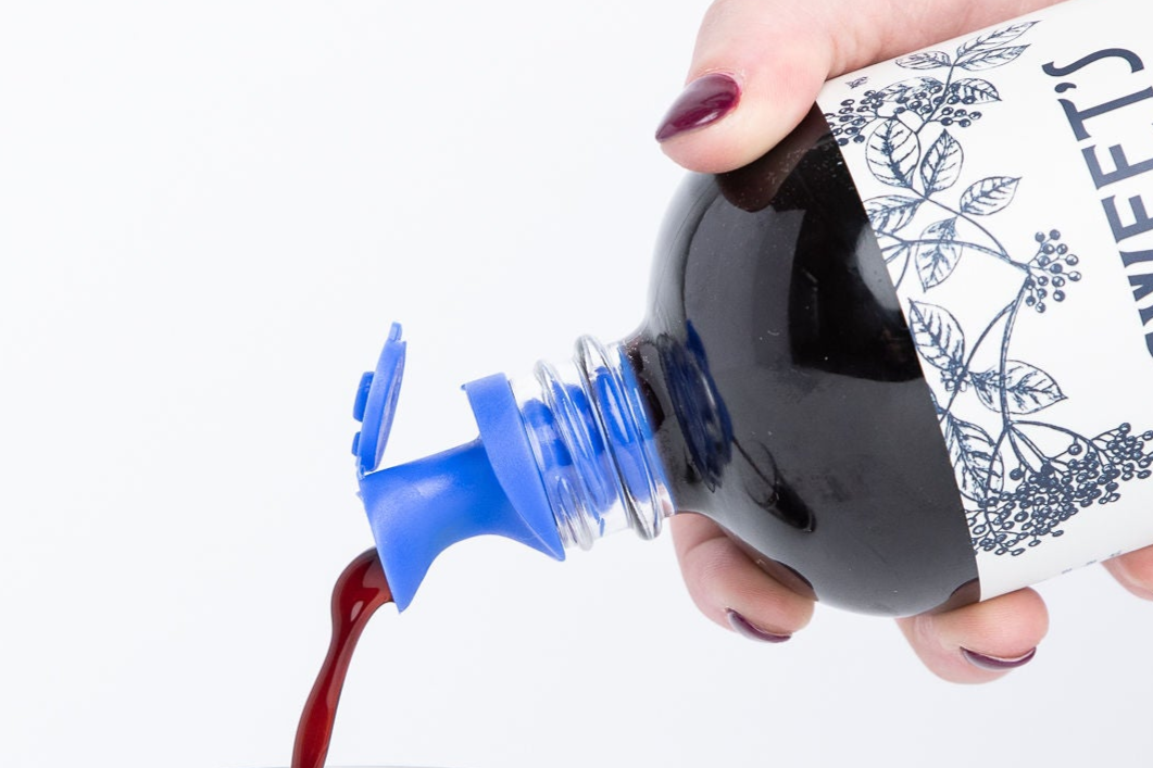 Zero Drip Pour Spout for Elderberry Syrup – Sweet's Elderberry