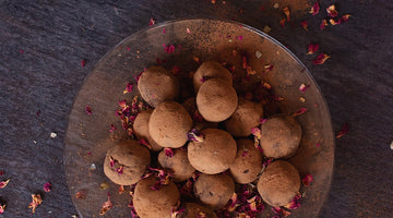 Cocoa Elderberry Truffles