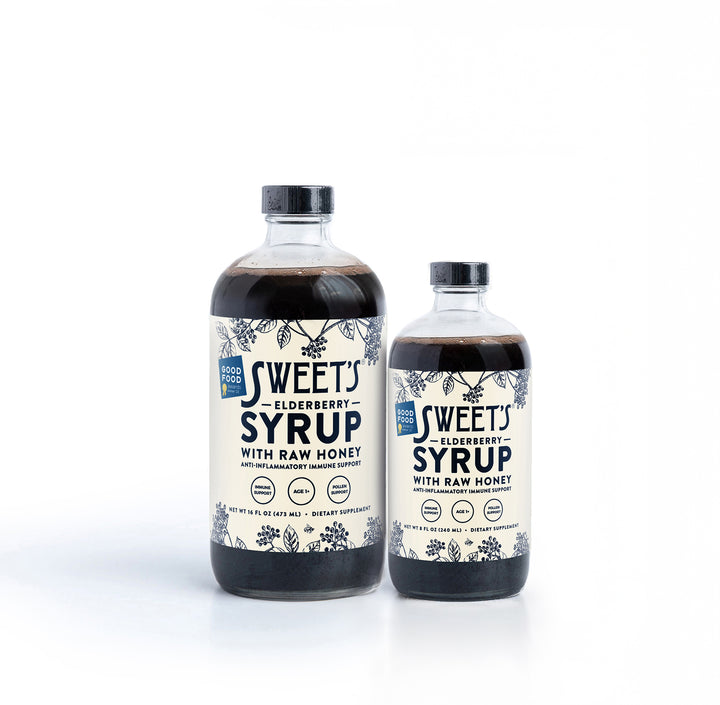 Elderberry Syrup with Raw Honey