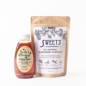 Sweets Elderberry Do-It-Yourself Kit and Honey Bundle